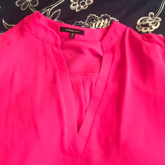 Hot Pink High Low Top - Picture 4 of 5